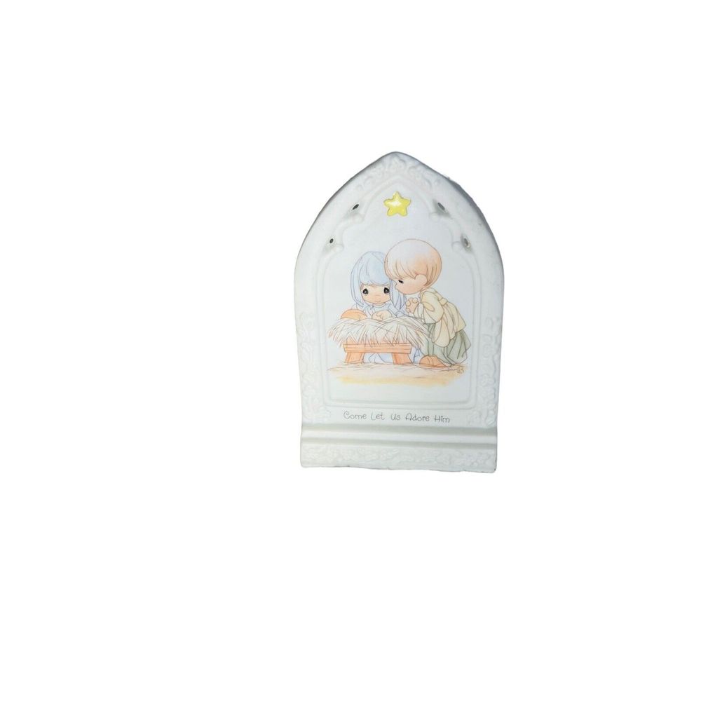 VTG 1994 Precious Moments Enesco Collection 5”‎ “I Believe” Tabletop Christmas